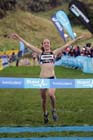 Emelia Gorecka wins the junior womens 2013 BUPA Great Edinburgh Cross Country.